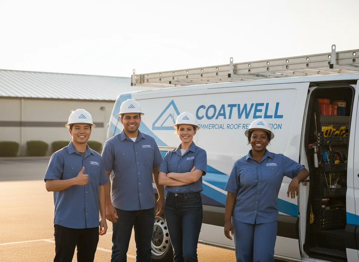 Commercial roof coating company in Turtle Lake, WI